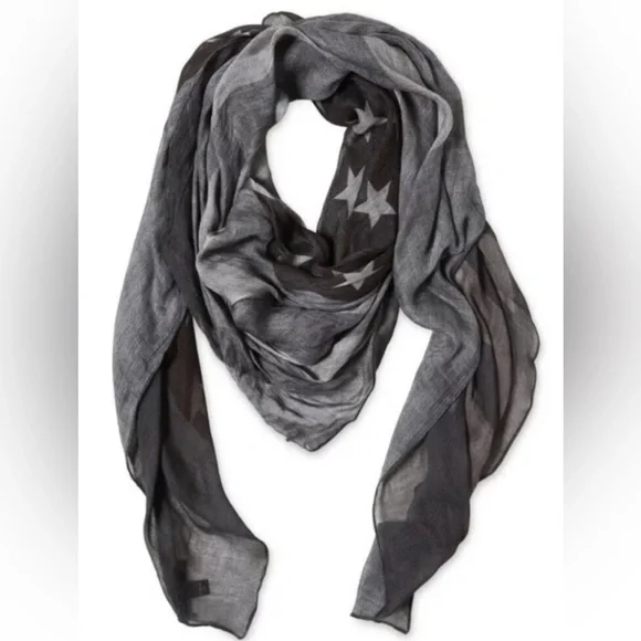 John Varvatos Stars and Stripes American Flag scarf.